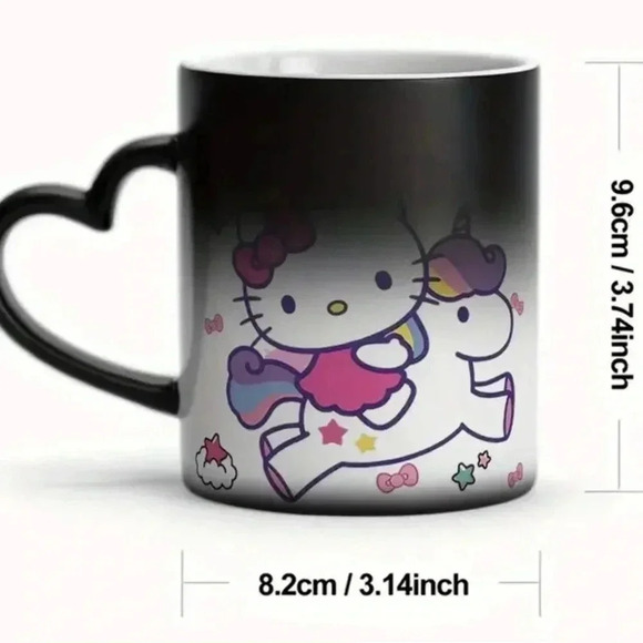 Sanrio Hello Kitty 11oz Thermochromic Ceramic Mug - NIB - Picture 5 of 6